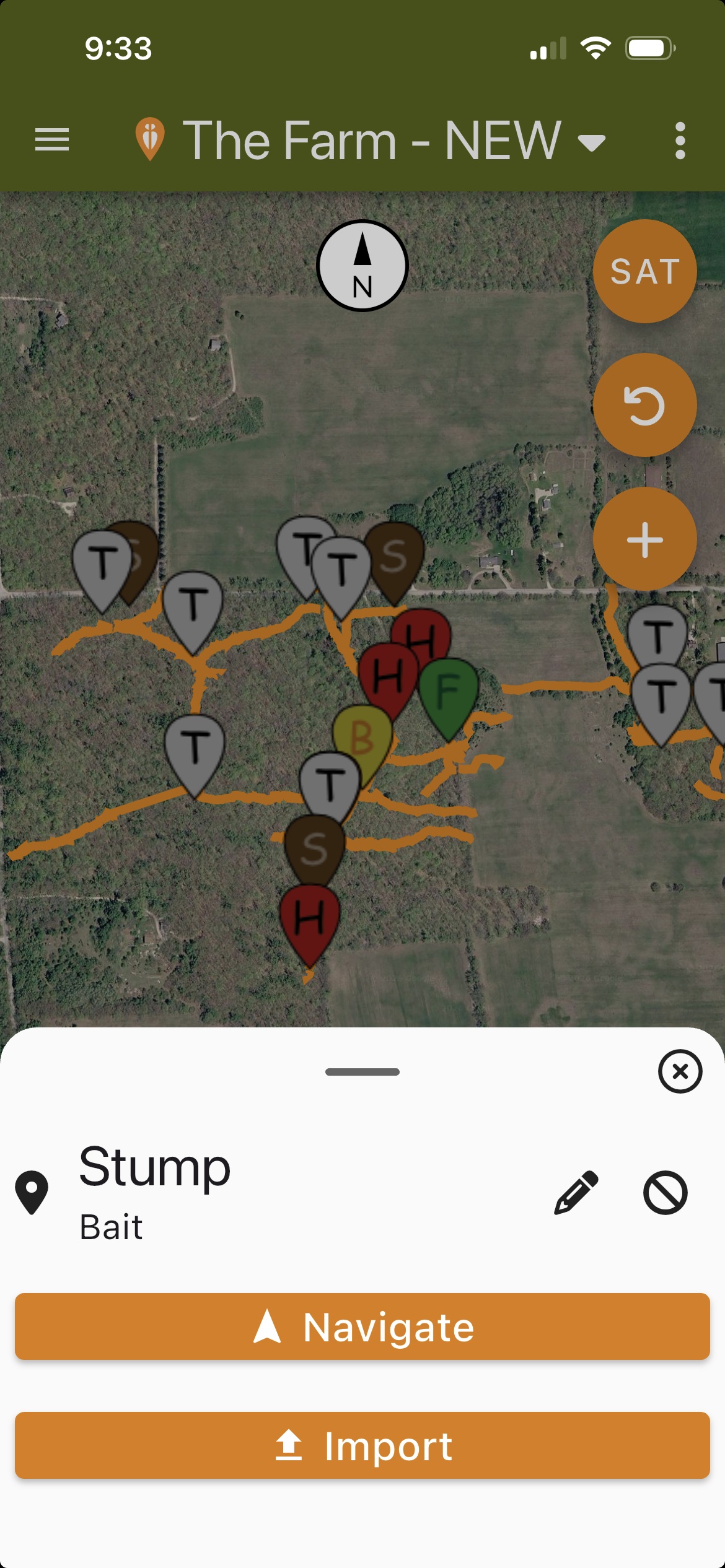 DeerMapper Map screen 1