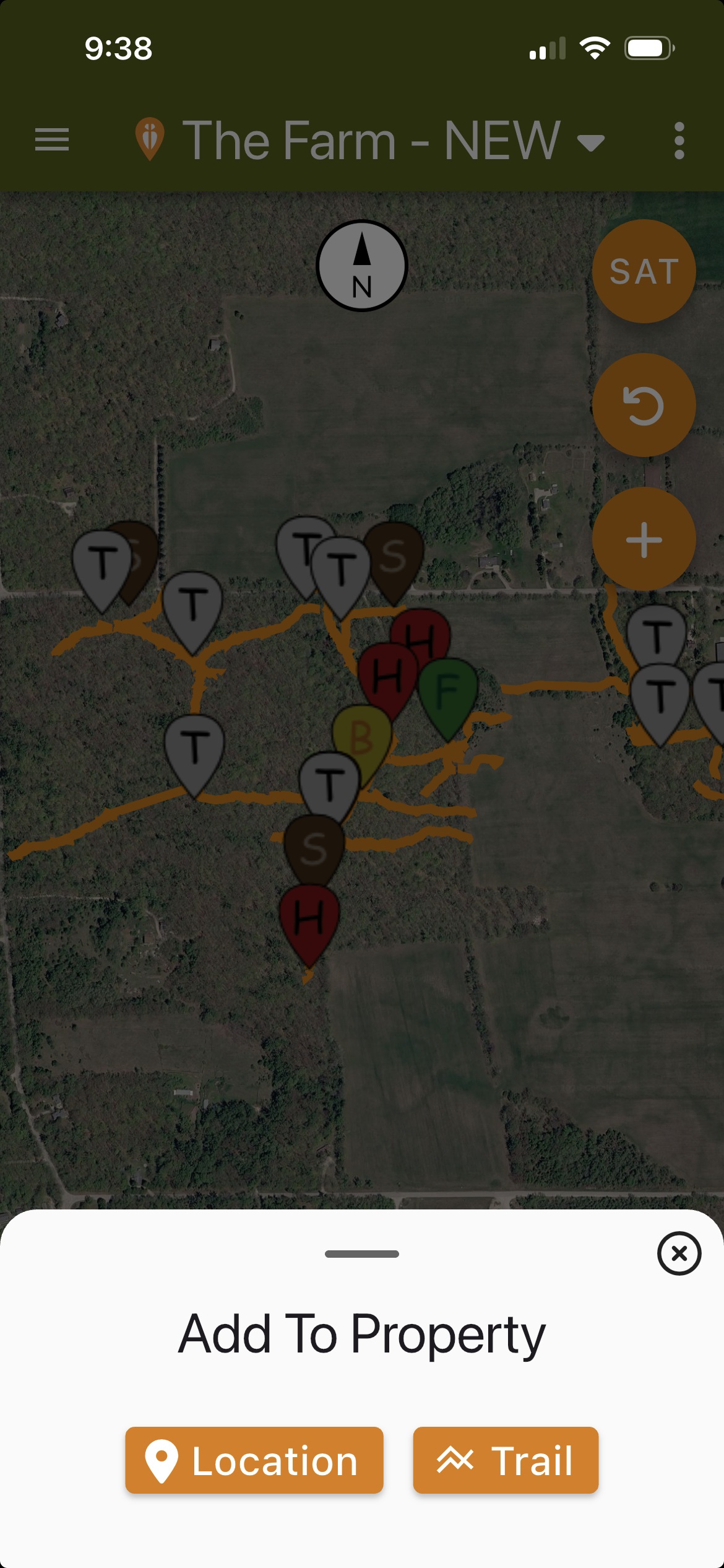 DeerMapper Map screen 2