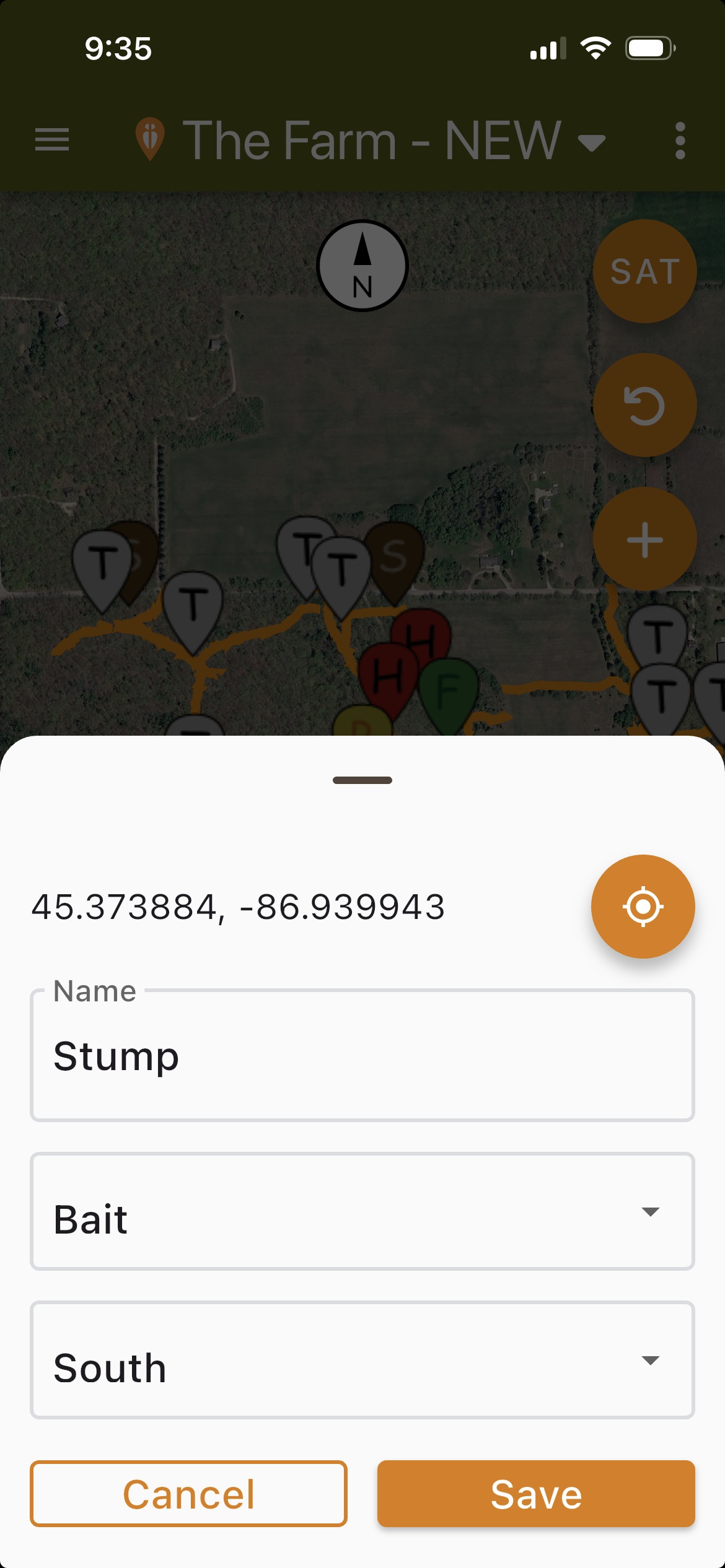 DeerMapper Map screen 3
